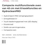 Teka Oven HSC 623