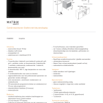 Atag oven CS6695C
