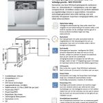 WIO3T123PEF Whirlpool Vaatwasser.